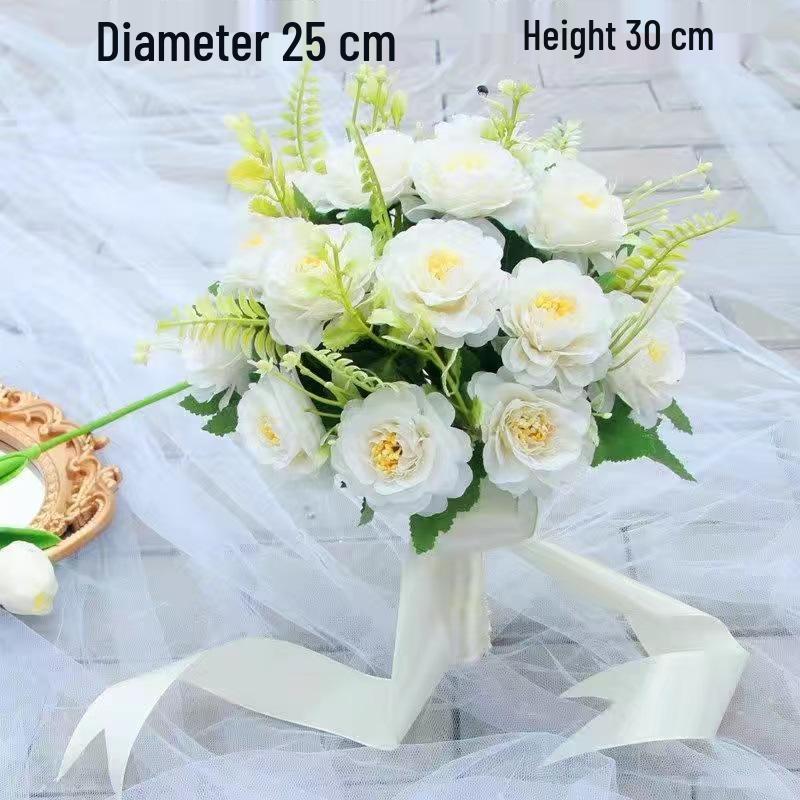 Koreanischer Waldstil Braut-Handstrauß für Hochzeit oder Foto-Requisiten