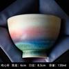 Ceramic Tasting Tea Cup Large Kung Fu Tea Cup Kiln Change Master Cup Retro Ink Wind Drinking Tea Personal Cups