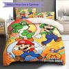 Hide Mario Tube Bedding Quilt Set Quilt Cover Pillowcase Home Decoration Birthday Gift (1 * duvet cover + 2 * pillowcase, without core)