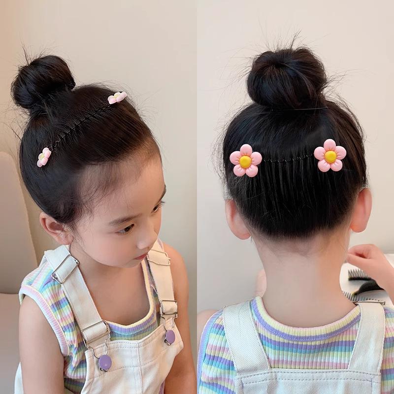 Girls' Summer Cartoon Baby Hair Comb - Gentle, Secure, Non-Damaging Hair Care Accessory