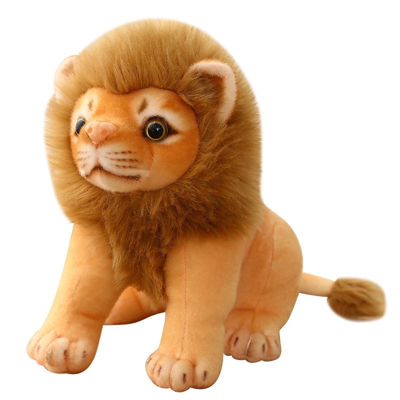 Simulated New Cute Doll Lion Stuffed Toy Small Lion Cloth Doll Children Doll Pillow Gift