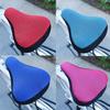 1-6Pcs Bicycle Saddle 3D Soft Bike Seat Cover Cycling Silicone Seat Cushion Cycling Breathable Saddle Comfortable Bicycle Bike