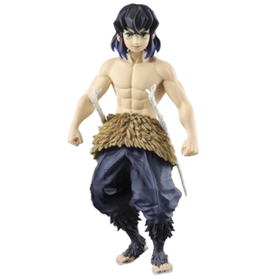 Demon Slayer Anime Action Figures - Kamado Tanjirou Nezuko Zenitsu Inosuke Miniature PVC Collectible Statues for Fans