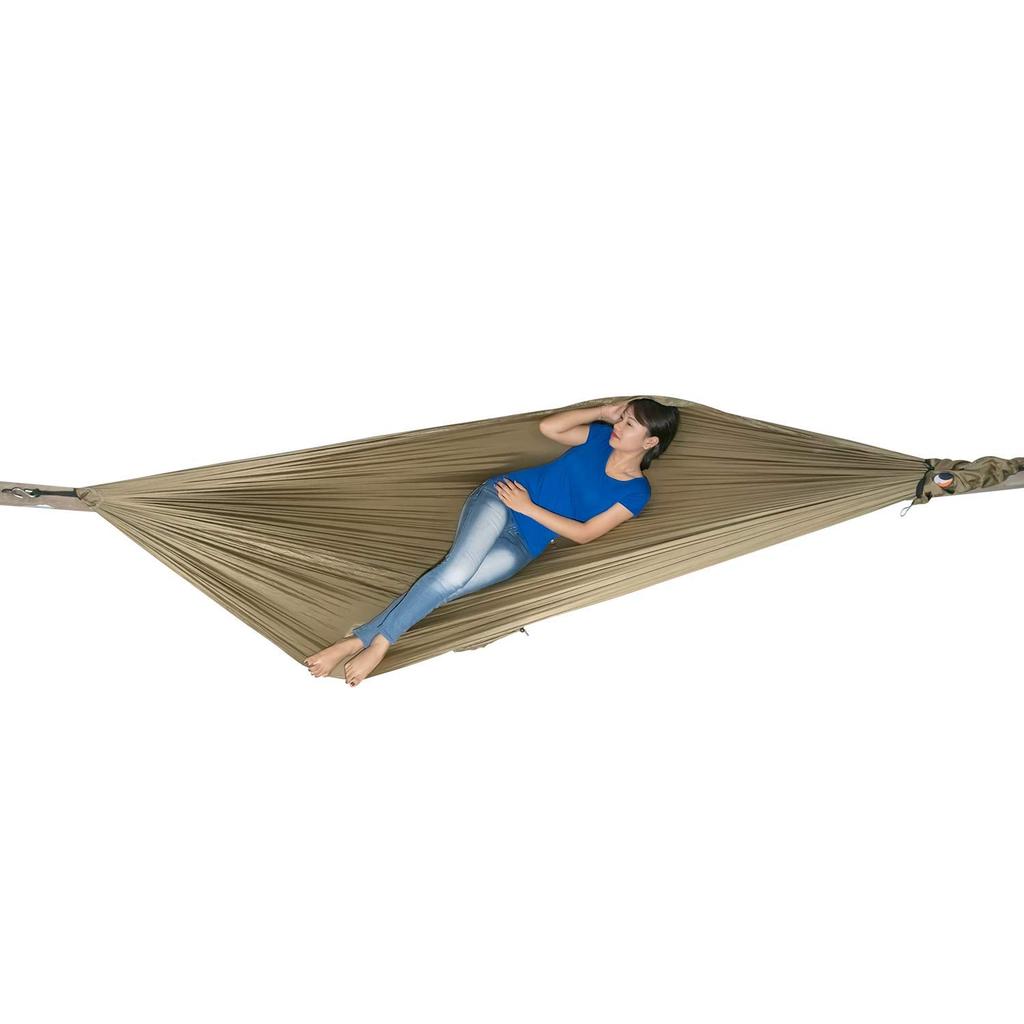 Ticket To The Moon Outdoor Camping Hammock Compact Hammock Brown Japanese 41008 [Official Product]