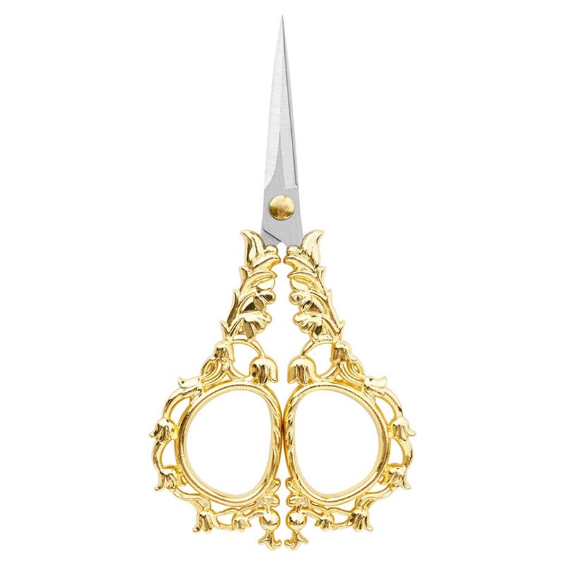 

Ретро Zakka Vintage Ножиці Різак Ножиці Папір Антикварні Інструменти для Вишивання Шиття Кравецька Нитка Золоті Ножиці Вишивка хрестом золотий