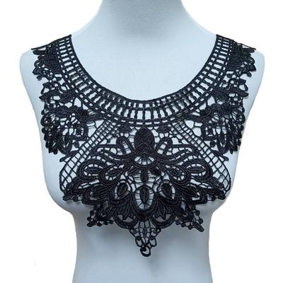 Black And White I Polyester Embroidered Hollow Collar Sewing Lace Diy Decorative Wedding Dress Cheongsam Dress Accessories