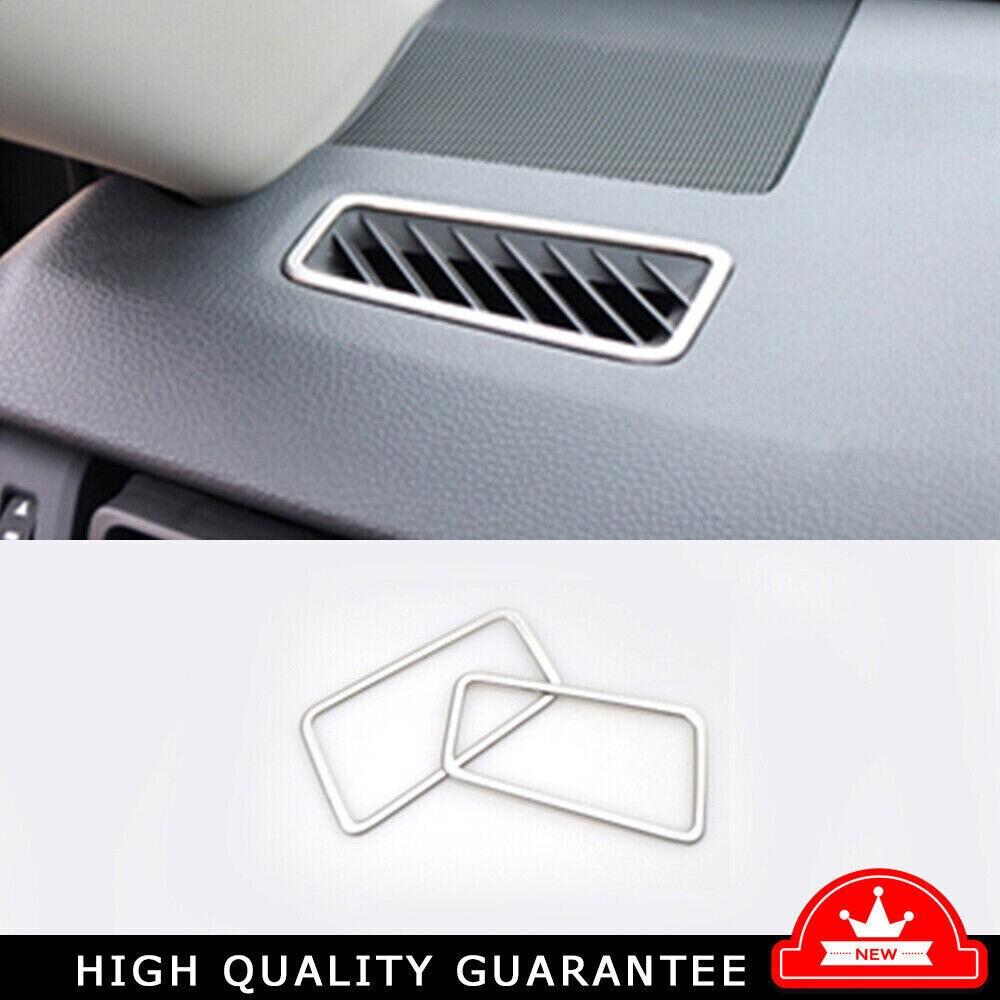 For Toyota RAV4 2020-2023 Silver Titanium Dashboard L&R Air Outlet Vent Trim 2*