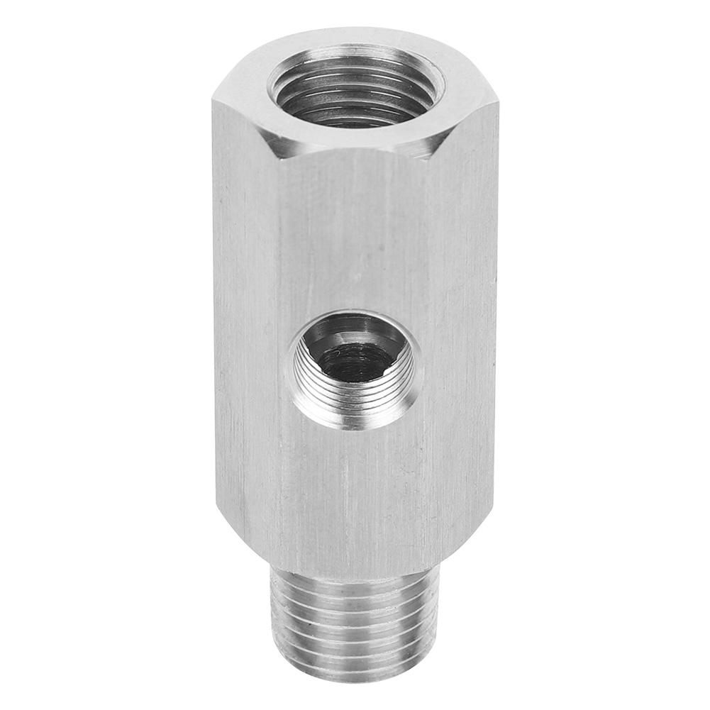 

Universal Car Engine Cylinder 14NPT Adaptor 18 T304 Steel Oil Pressure Gauge