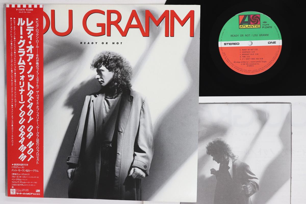 

LP Record LOU GRAMM Ready Or Not P13470 ATLANTIC 1987 Japan Obi Rock Used