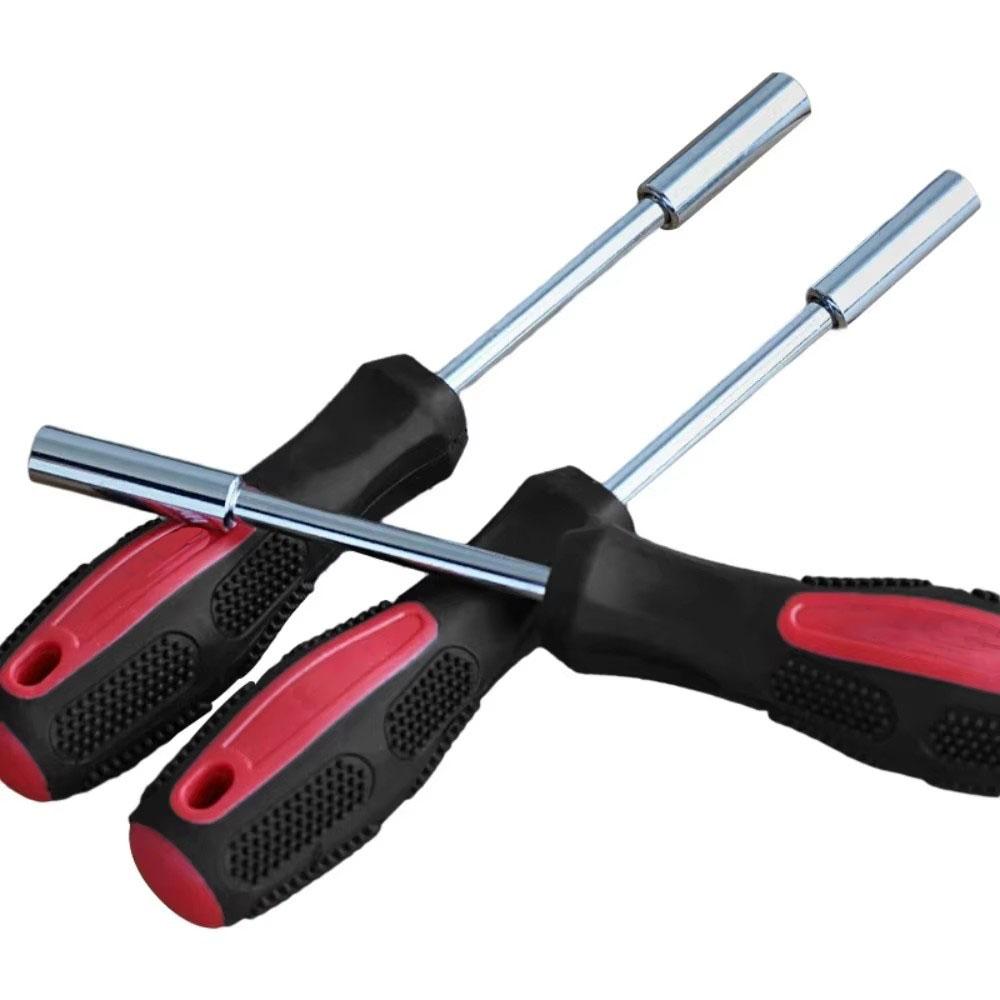 1/4 (6.35mm) Ratchet Screwdriver Bit Holder Handle Multifunctional Magnetic Bit Driver For Slotted Hex Torx Phillips Bit