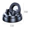 1pc Car Phone Mount Dashboard 360 Degree Rotatable with Suction & Non-Slip Silicone Grip Car Navigation Mobile Phone Holder