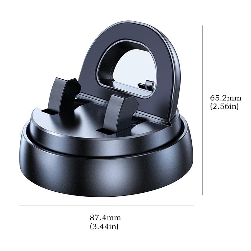 1pc Car Phone Mount Dashboard 360 Degree Rotatable with Suction & Non-Slip Silicone Grip Car Navigation Mobile Phone Holder