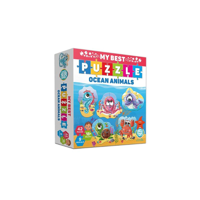 

Круглые игрушки My Best Puzzle Ocean Animals