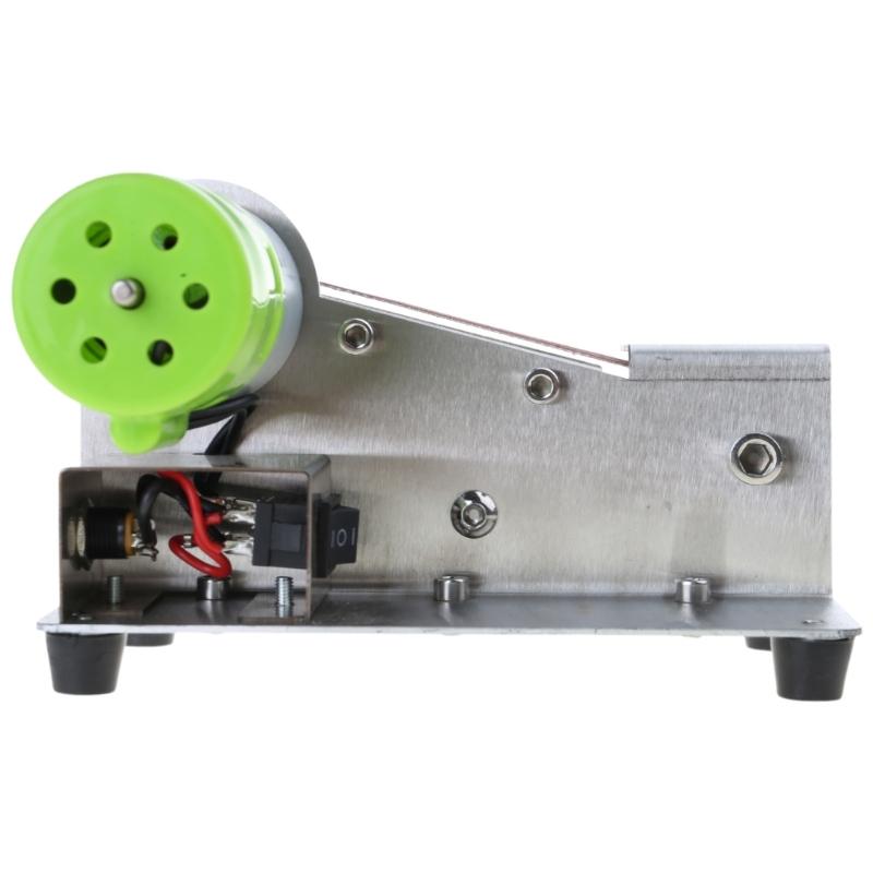 Mini Belt Sander 7 Adjustable Speed Electric Sharpener 15 Degree Belt Grinder Power Belt Sander for Metal Working
