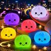 2027 Simulation Dumpling Squishy Night Light Soft Lightup Bubble Spitting Bun Birthday Gift Colorful Dumping Toy Squishy Gifts