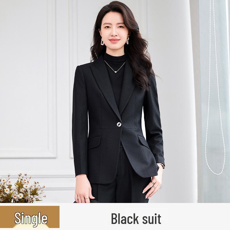Zihong Spring/Autumn 2024 Women's Suit Set – Elegant, Goddess Style, Casual Workwear