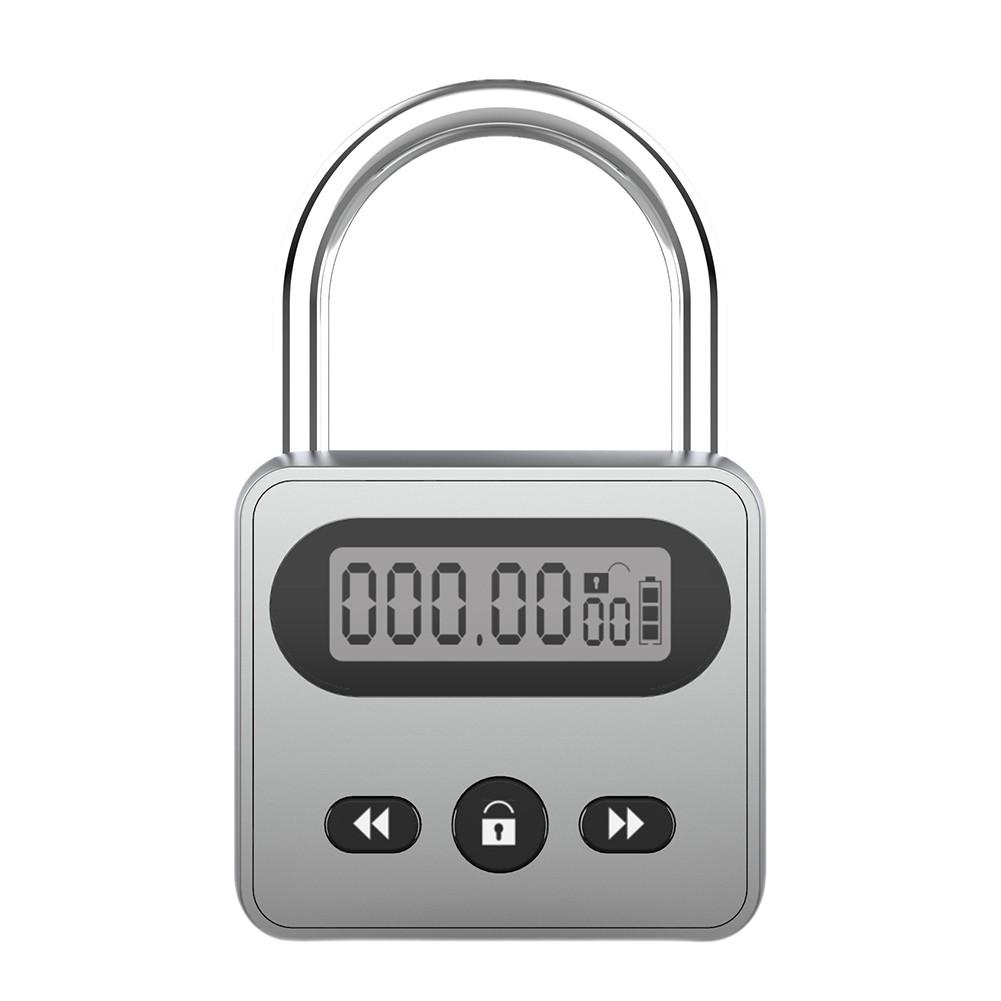 Alarm LCD Display Metal Timer Lock Multi Function Backlight