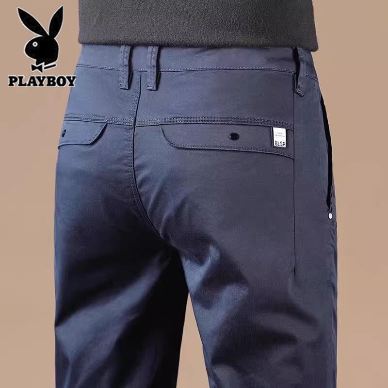 Мужские тонкие прямые повседневные брюки Playboy Premium Летние 33