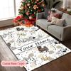 [Daisy Duck Donald Duck Hearts Area Carpet] Easy Maintenance Chair Rug for Conference Room Use, Customize Name Floor Mat