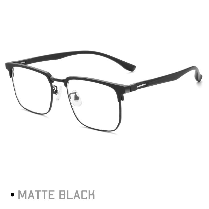 

Gmei Optical Retro Alloy TR90 Men Glasses Frame Women Fashion Ultralight Prescription Spectacles Frames Eyewear TM12