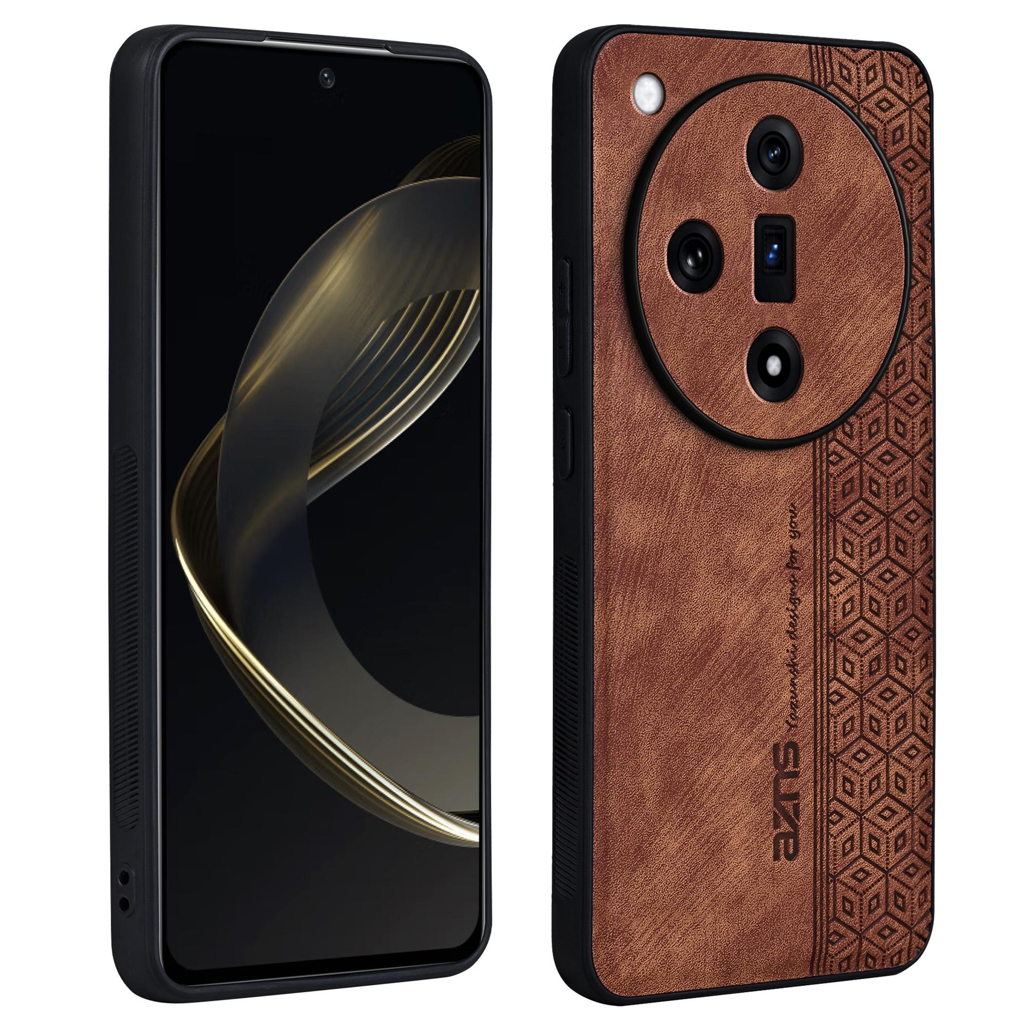 

AZNS For Oppo Find X7 5G Case Imprinted PU Leather Phone Guard Cover A