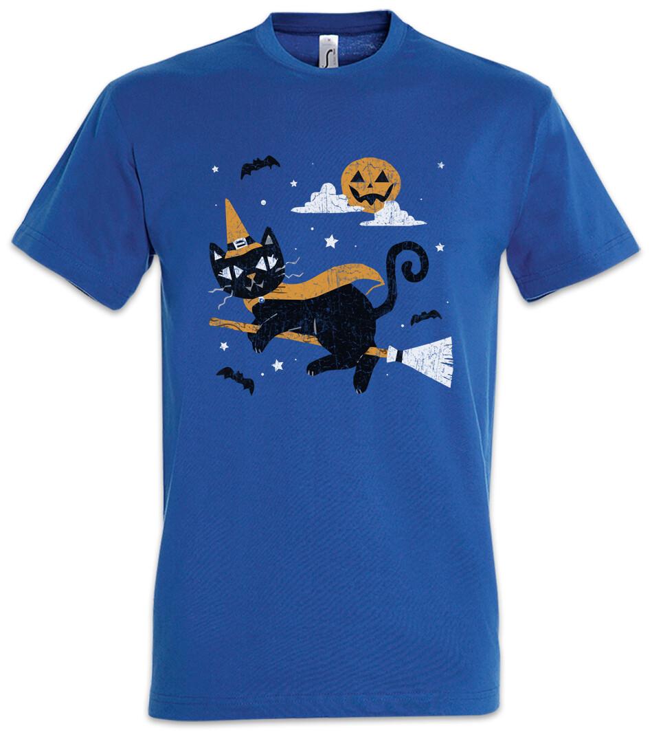Cat Witch T-Shirt Mens Womens Tees Top Cats Geek Nerd Love Addiction Addicted Halloween Magic Fun 4XL