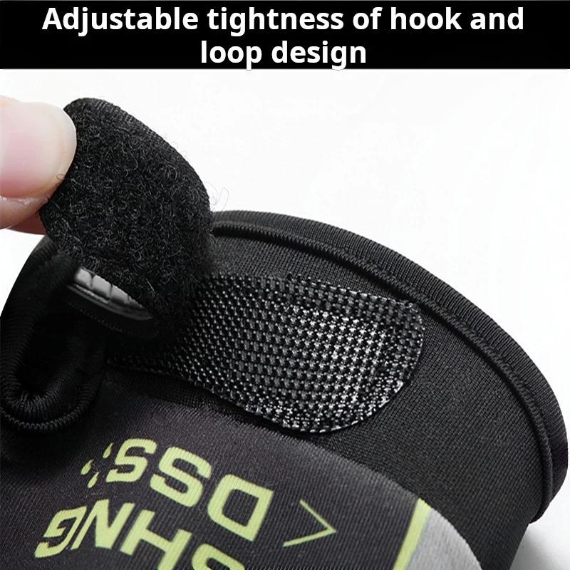 New Fishing Gloves for Men Summer Fishing Road Sub Sunscreen and Anti Slip Ice Silk Breathable Thin Three Finger Cut Gloves