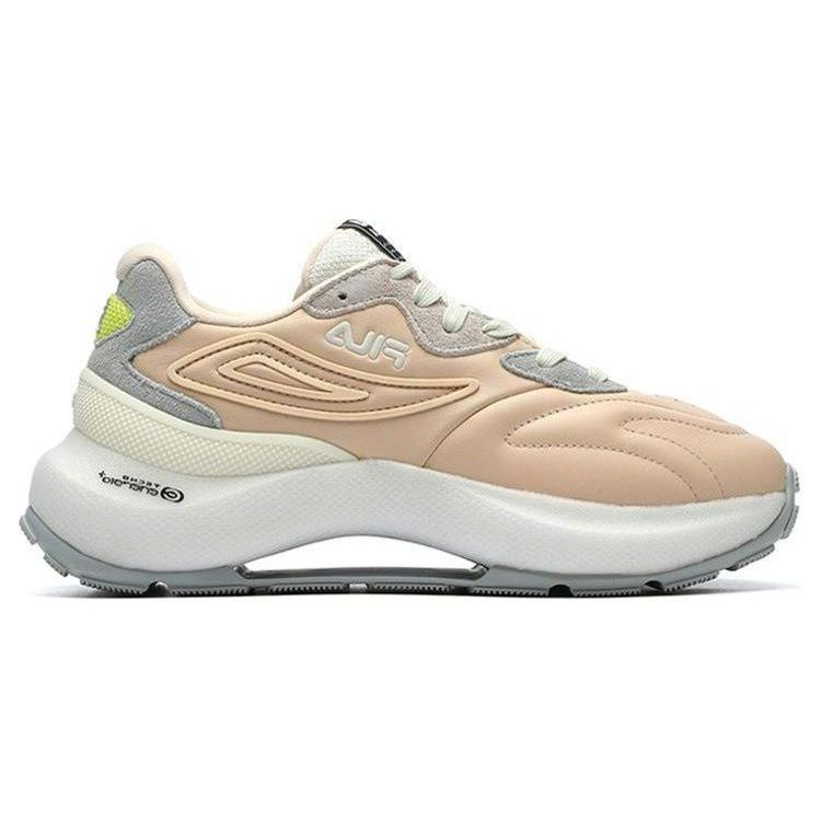 Fila Fusso Icona Fabric Top Layer Cowhide Low Top Lifestyle Sneakers Women Sneakers Nude-Pink F12W213113FNV