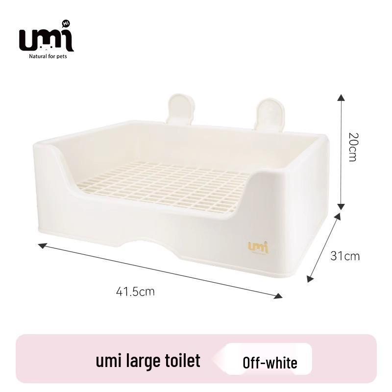 UMI Anti-Tip Rabbit & Guinea Pig Litter Box – Medium to Large, Anti-Spray Design