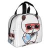 Bubu Dudu Pfirsich und Goma Bär Cartoon Isolierte Lunchtasche für Picknick im Freien Panda Wasserdichte Thermokühlbox Lunchbox