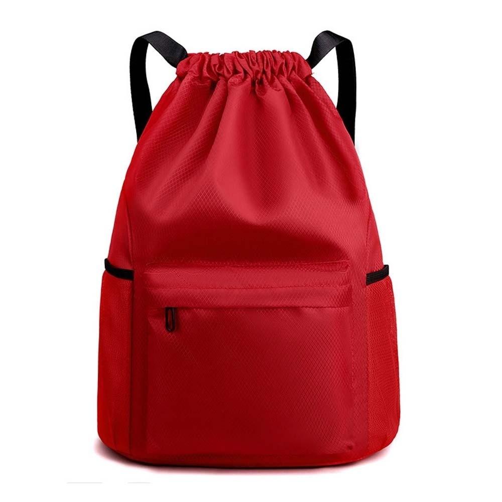 

Портативный спортивный мешок на шнурке, быстросохнущий мешок на шнурке для школы, повседневный рюкзак из ткани Оксфорд, для пеших прогулок