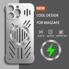 Heat Dissipation Magnetic Phone Case For 17 16 15 14 13 12 11 Pro Max Air For Magsafe Wireless Charging PC Hard Cover