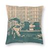Back To The Future Movie Retro Square Pillowcase Polyester Linen Velvet Creative Zip Decorative Pillow Case Home Cushion Cover