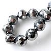 [GOLD STONE] High-Purity Terahertz Ore Star Cut 100-Face Bracelet, 10mm, 99.9999% Purity, Inner Diameter Approximately 17cm