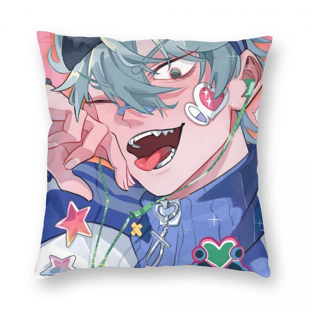 Alien Stage Anime Kissenbezug Druck Polyester Kissenbezug Geschenk Dekokissenbezug Bezug Auto Reißverschluss 45*45cm