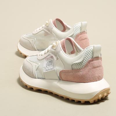 Four Seasons Damesschoenen Leren Forrest Gump Schoenen Trend Ademend Licht Sneakers 35-40