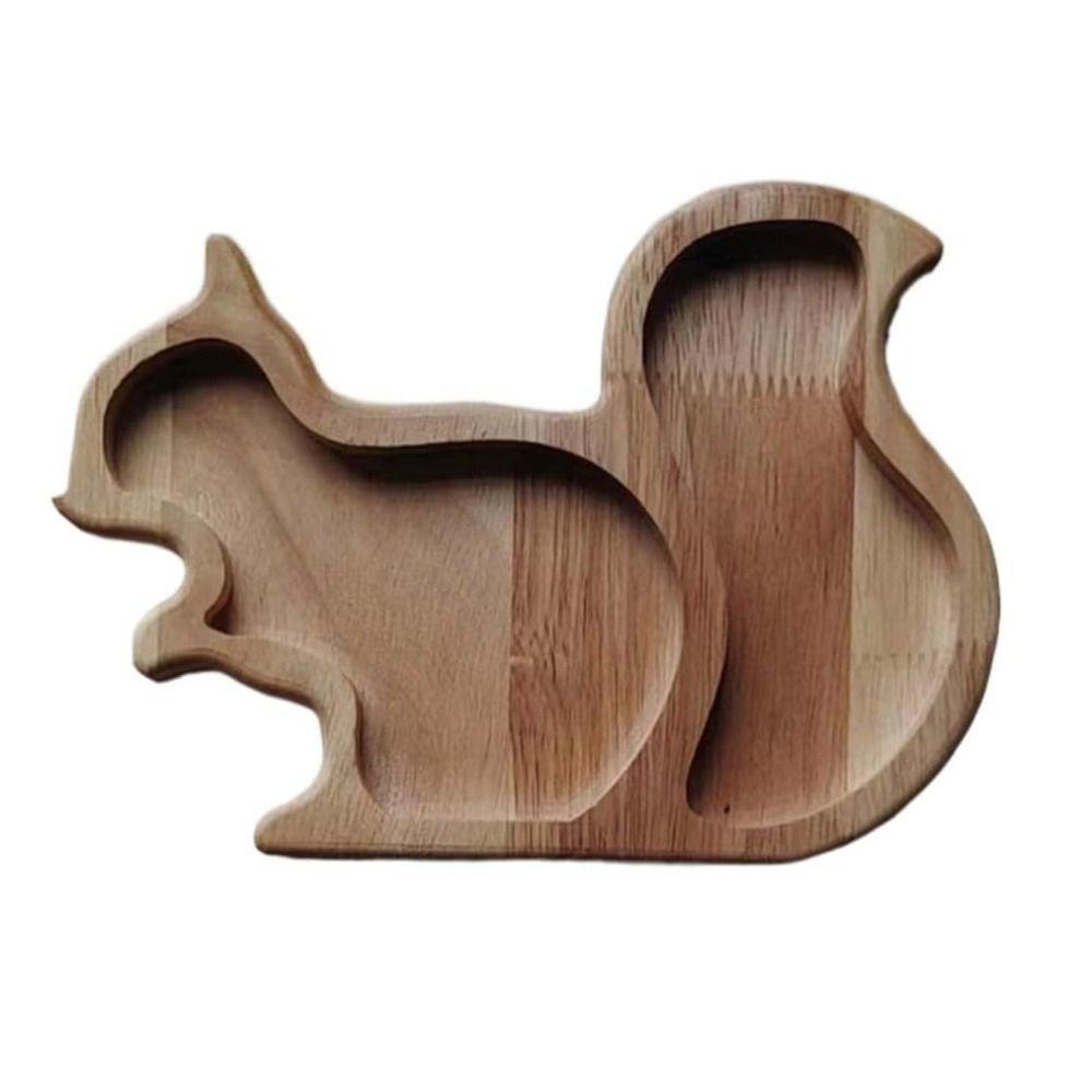 

Мультяшный деревянный поднос для закусок в виде белки, большая емкость для хранения грушевых фруктов, забавная кухонная доска для сыра