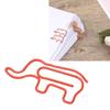 100PCS Paper Clips Cute Shape Slip Resistant Colorfast Rust Proof Portable Lightweight for Card Making