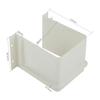 Plastic U Shape Sink Drawer Slot Cabinet Recessed Under Sink Drainage Grommet Waterproof Baffle Cutout Cover Bath Kitchen Parts