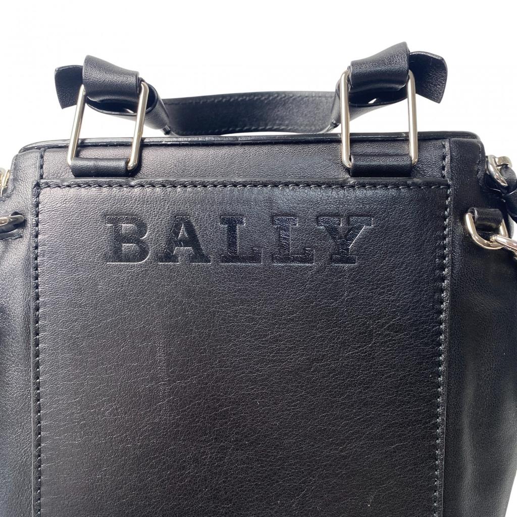 Used BALLYShoulder Bag Black Leather Women
