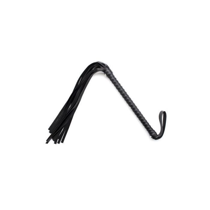 Erotic Accessories Set - TOYZ4LOVERS - Black - Handcuffs - Ankle Bracelets - Whip