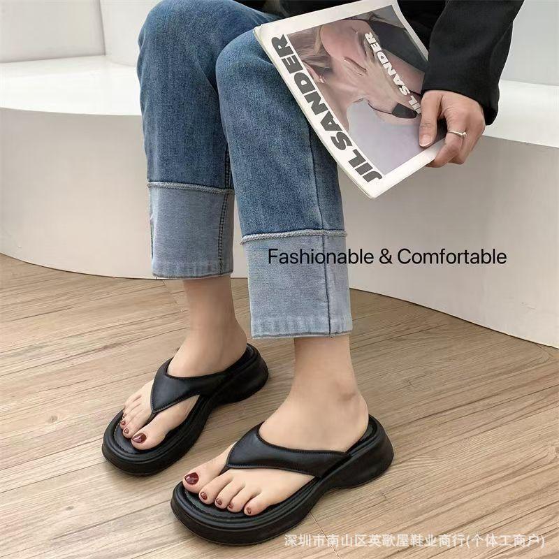 Flip-flops women's summer outer wear non-slip summer thick-soled slippers star women's cool slippers summer