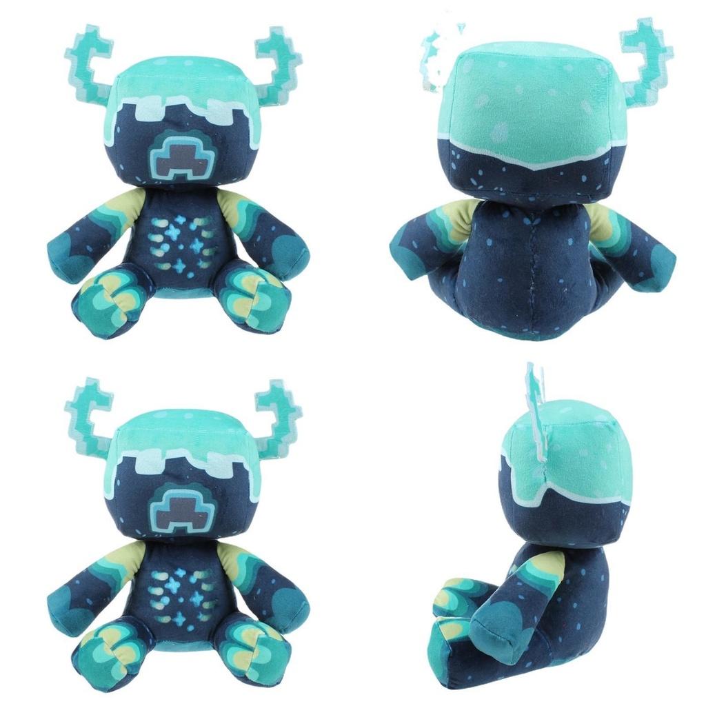 Minecraft Wächter Plüschtier Stofftier Weiche Pixelpuppe Kinder Geschenk Spielzeug 25cm