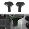 2x Gear Shift Head Knob Cover Trim for Dodge Charger Durango 12-14 Carbon Fiber