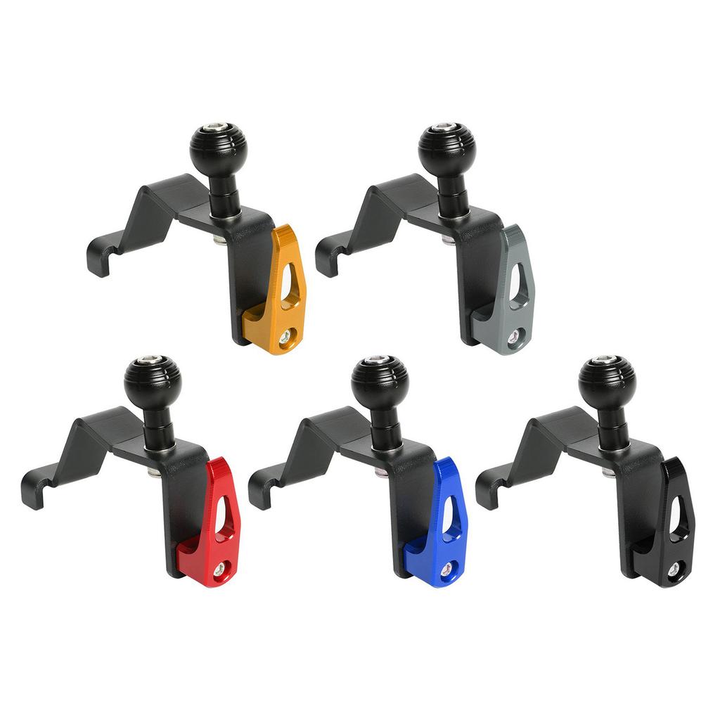 Aluminum Alloy Motorcycle Cargo Hook And Adjustable Mobile Phone Holder For Secure Device Positioning