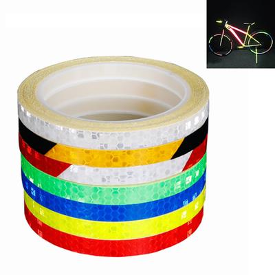 Adesivo riflettente per ruota da ciclismo MTB Adesivo per striscia adesiva di avvertimento luce cerchio