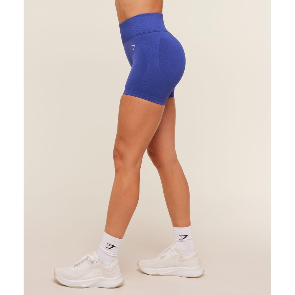 Gymshark Interval Seamless Short Force Blue B6b3k Ucvg