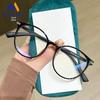Women's TR90 Round Anti-Blue Light Ultralight Eyeglass Frames for Myopia