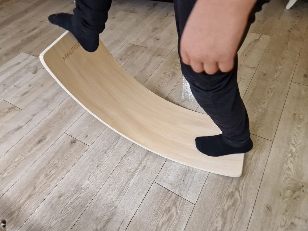 Balance board  Wooble Lama Smile pink