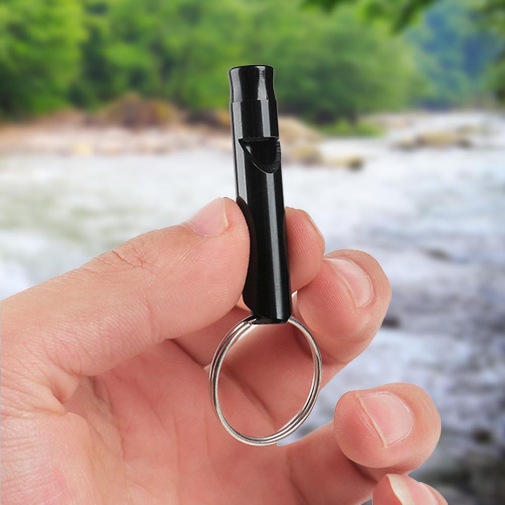 2-10Set Loud Bear Bell with Emergency Whistle Bear Repelling Bell Hanging Bear Bell for Outdoor Camping Survival Hiking Climbing